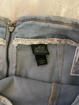 Wild Fable Jean Skirt thumbnail 3