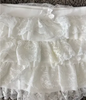 Shein Skirt Mini white thumbnail 2