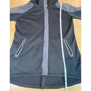 The North Face Recover Up Quilted Jacket Black Grey Longline Zip Up Womens XL thumbnail 8