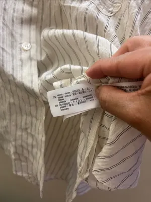 Zara Stripped button down shirt thumbnail 7