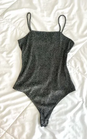 Express glitter sparkly bodysuit  thumbnail 1