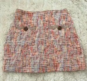 Boutique Tweed Skirt Multiple Size XS thumbnail 1