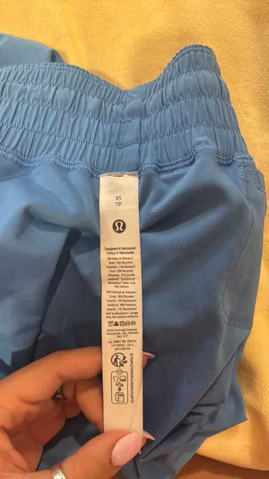 Blue lululemon shorts thumbnail 2
