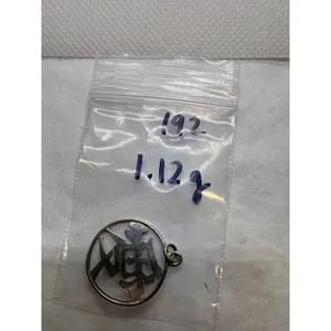 Vintage Sterling Silver Chinese Kanji Love Ai Symbol Round Charm Pendant 1.12g‎ thumbnail 5