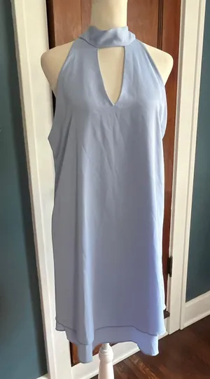 NWT Sleeveless Shift Blue Size L thumbnail 1