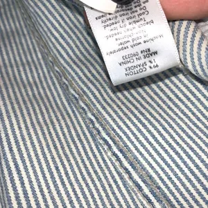 Bullhead denim vest stripes, western/cowboy/rodeo M thumbnail 6