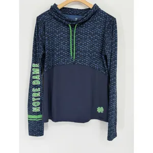 Colosseum Notre Dame Fighting Irish NCAA Women’s Mock Cowl Neck Pullover Hoodie‎ XL thumbnail 2