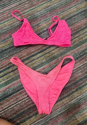 Triangl Pink Bikini Set thumbnail 1
