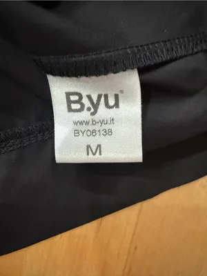 B.Yu Black Poplin Cotton Swing Top with Cap Sleeves thumbnail 3