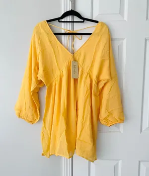 Anthropologie NWT Forever That Girl Flowy Mini Dress, Size S thumbnail 6