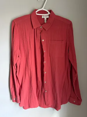 Jessica Simpson Dark Pink Button Up Shirt thumbnail 1