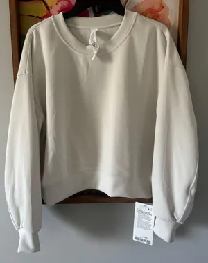 Lululemon Perfectly Oversized Cropped Crew Softstreme thumbnail 4