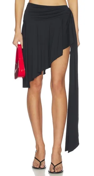 Lioness Safari Midi Skirt Black thumbnail 1