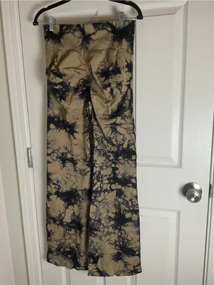 Tie Dye Scrunch Butt Seamless High Waist Flare Leggings - Size XL thumbnail 7