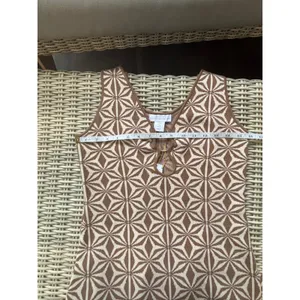 House of Harlow 1960 NWT Geometric Knit Maxi Dress medium‎ boho retro layered thumbnail 8
