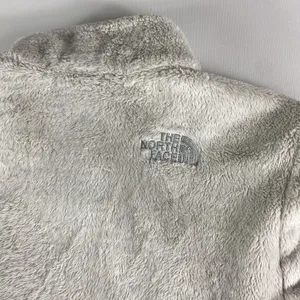 The North Face Jacket Womens Small White Full Zip Fuzzy Osito‎ Sweater Ladies thumbnail 5