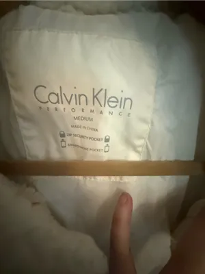 Calvin Klein Cream Quilted Faux-Shearling Puffer Vest thumbnail 2