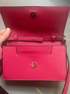 Kate Spade Cameron Pink Saffiano Leather Flap Crossbody Bag NWOT thumbnail 3