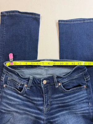 BKE Women's Dark Indigo Straight Leg Jeans thumbnail 4