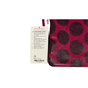 Lululemon In The Present Pouch Deep Ruby Bordeaux Drama Polka‎ Dot W9M61S NWT thumbnail 4