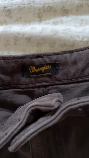 Brown wrangler shorts thumbnail 4