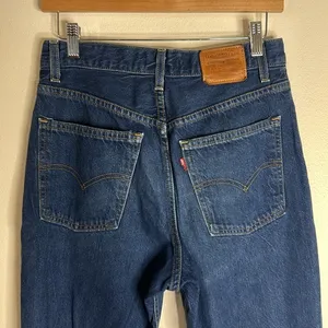 Levi's premium 70s high straight denim jeans size 28 festival‎ western cute thumbnail 10