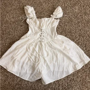 Princess Polly White Romper thumbnail 1