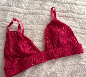 Shein Women's Red and Pink Bra thumbnail 1