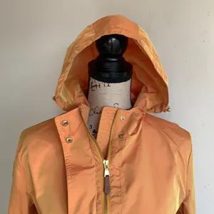 Gimo’s Coated Yellow Parka Jacket Size M thumbnail 4