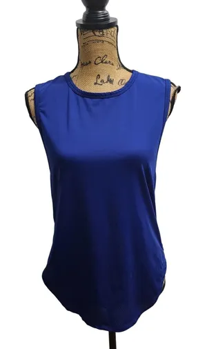 Fabletics Tank Top Sleeveless Athletic Workout‎ Blue Activewear Top Size Small thumbnail 1
