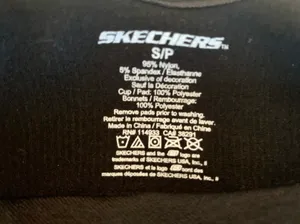 Skechers Black Sports Bra thumbnail 4