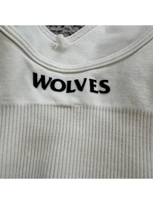 Darc Sport Wolves 2015 SHE Seamless Sports Bra White Adjustable Bodybuilding Gym thumbnail 4