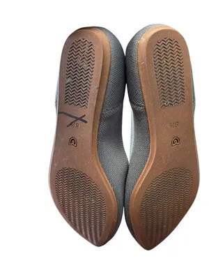 Rothy's The Point‎ Flat Gray Knit Pointed Toe Flats Size 8.5 thumbnail 4