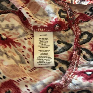 Stylish Red & White Printed Women's Dress by Beach, Lunch, Lounge. Size xl thumbnail 6