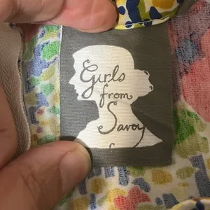 Girls from Savoy for Anthropologie Strapless Mini Floral Retro Dress Lined sz 12 thumbnail 3