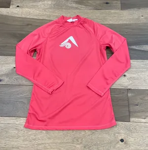 Kanu Surf Rash Guard Long Sleeve Swim Top Size M Pink UPF 50+ thumbnail 1