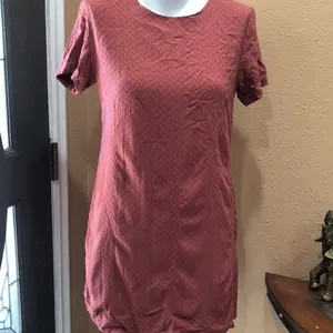 Olivaceous short sleeve short dress large thumbnail 3