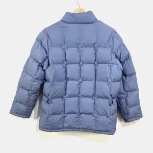Eddie Bauer‎ Goose Down Weatheredge Puffer Jacket Womens Large Periwinkle Zip-Up thumbnail 2