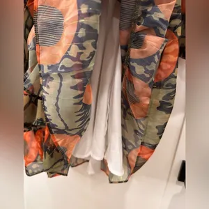 NWT Beulah Style Naiya Floral Dress XS Green Garden Party Fall Ruffle Wedding thumbnail 9