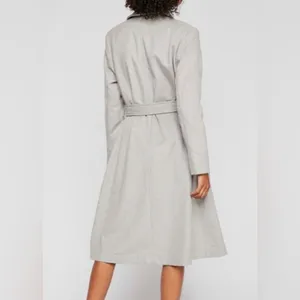 Free People Sierra Coat Wool Blend Wrap Jacket Gray Oversized Collar Size XS NWT thumbnail 4