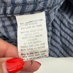 Toad&Co‎ Mixologist Tunic Shirt Womens Small Blue Striped Organic Cotton thumbnail 9