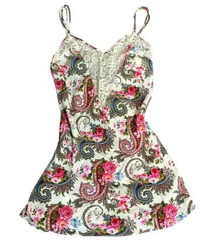 Victoria's Secret Gold Label Vintage Floral Paisley Slip Dress Size Small thumbnail 1