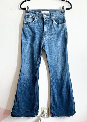 Abercrombie & Fitch The Flare‎ Ultra High Rise Women's Size 27 / 4S Denim Jeans thumbnail 1