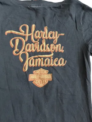HARLEY DAVIDSON Jamaica Motorcycle Live Love Ride T Shirt Size Small thumbnail 4