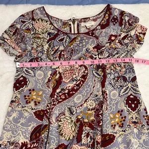 Silence + Noise Urban Outfitters Dress Sz XS Floral Cap Sleeve thumbnail 9