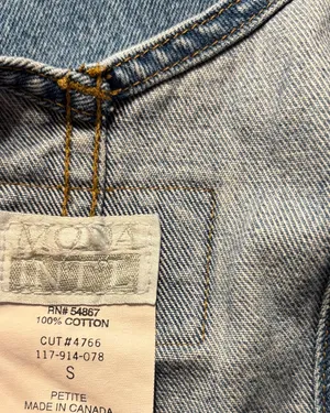 Ladies Vintage Victoria's Secret London Jean Overalls - Small thumbnail 4