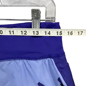 Salomon Elevate 2 in 1 Running Shorts Womens M Purple Abstract Print Athletic thumbnail 7