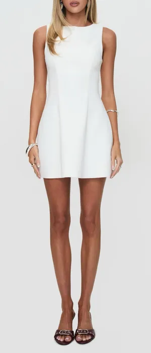 Princess Polly Anse Mini Dress White NWOT thumbnail 1