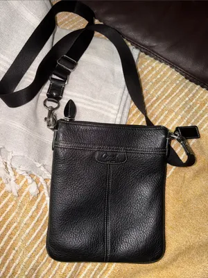 Coach Black Leather Crossbody Penelope Bag for Women thumbnail 1