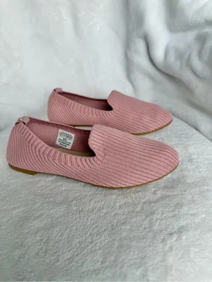 Danskin HOPE Ballet Flats Brown Ribbed Knit Slip On Memory Foam Womens 6 thumbnail 8